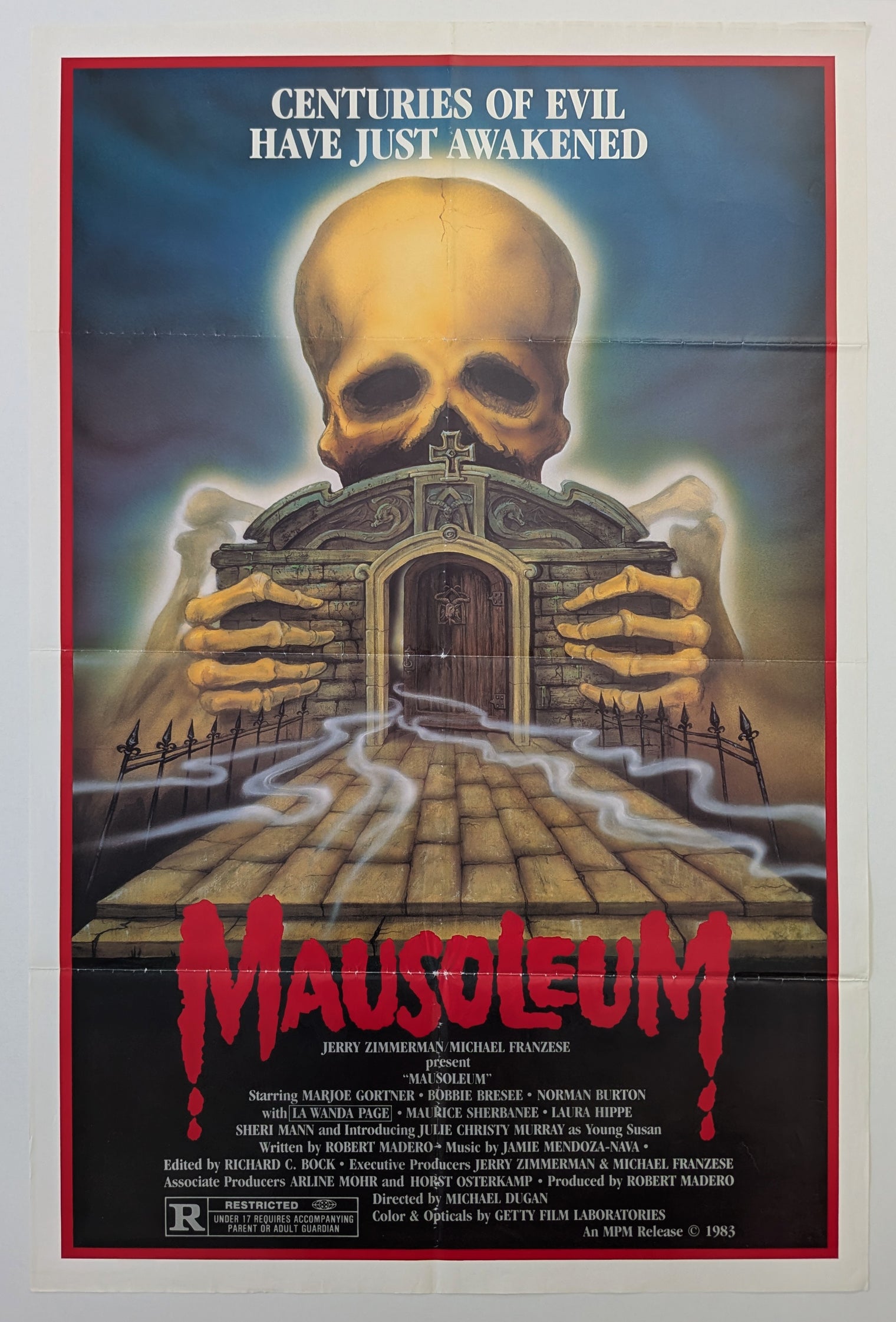 MAUSOLEUM (1983) – US one sheet