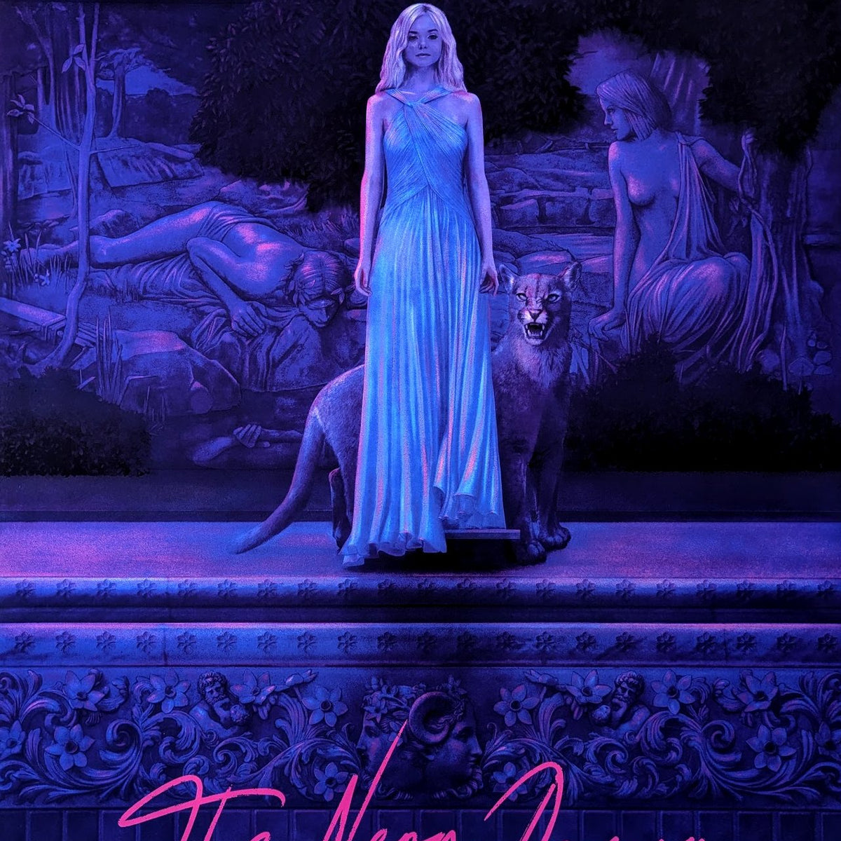 neon demon blue dress Giorgio Armani reveals costumes for 'The Neon Demon'