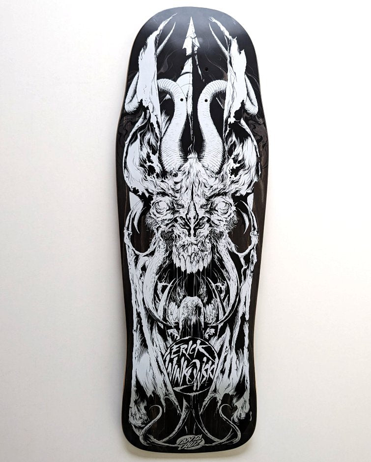 PRIMEVAL Erick Winkowski Santa Cruz Skate Deck (full graphic) by Ken Taylor