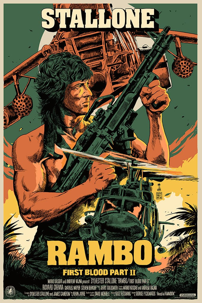 RAMBO: FIRST BLOOD PART 2 (regular) by Francesco Francavilla
