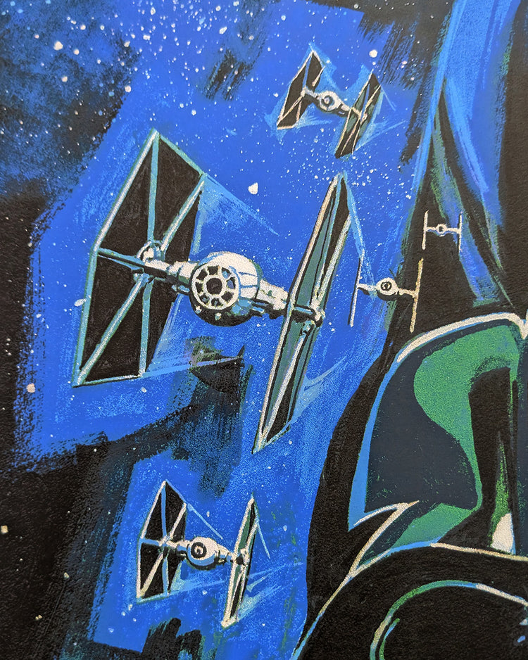 RETURN OF THE JEDI (red title) by Paul Mann