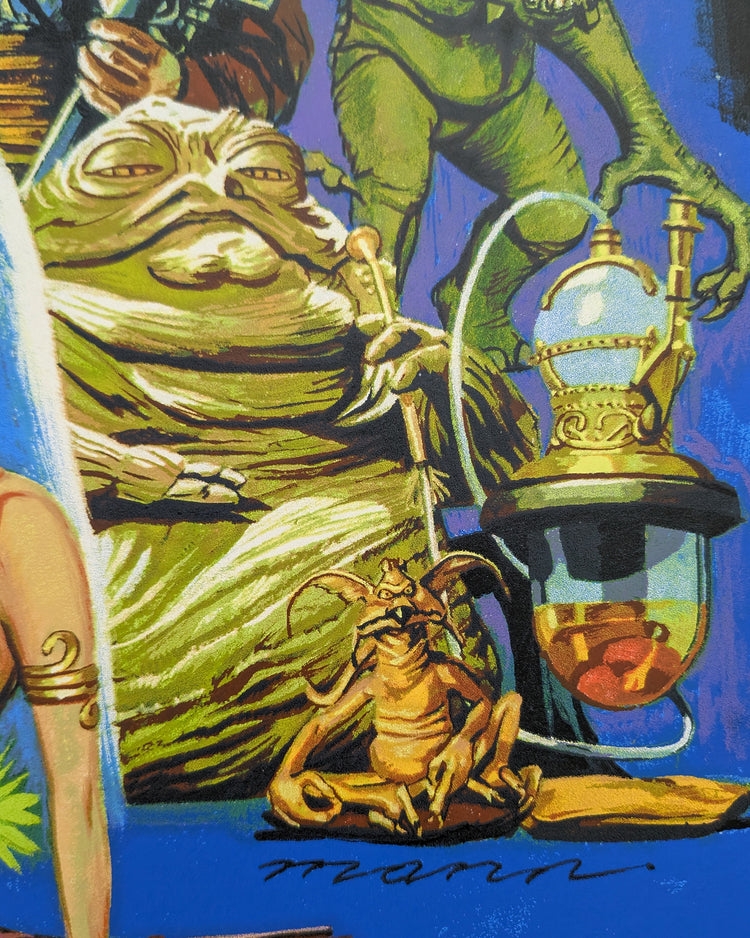 RETURN OF THE JEDI (red title) by Paul Mann