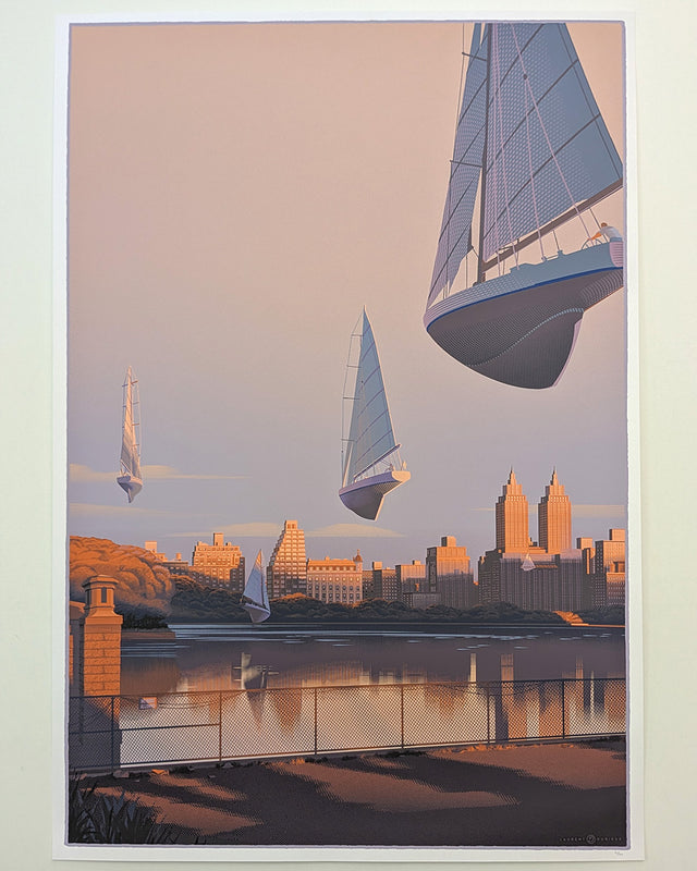 TRAVELER, THE (screenprint regular) by Laurent Durieux
