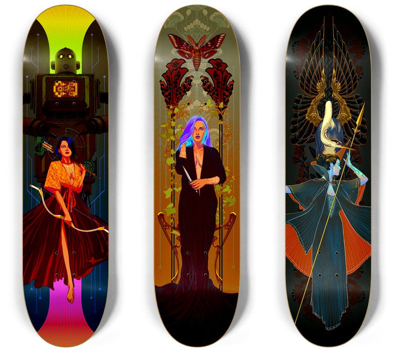 Kevin Tong THPS 1+2 Skate Deck Set of 3