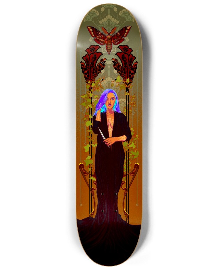 TYPHON SPHINX THPS 1+2 Skate Deck by Kevin Tong