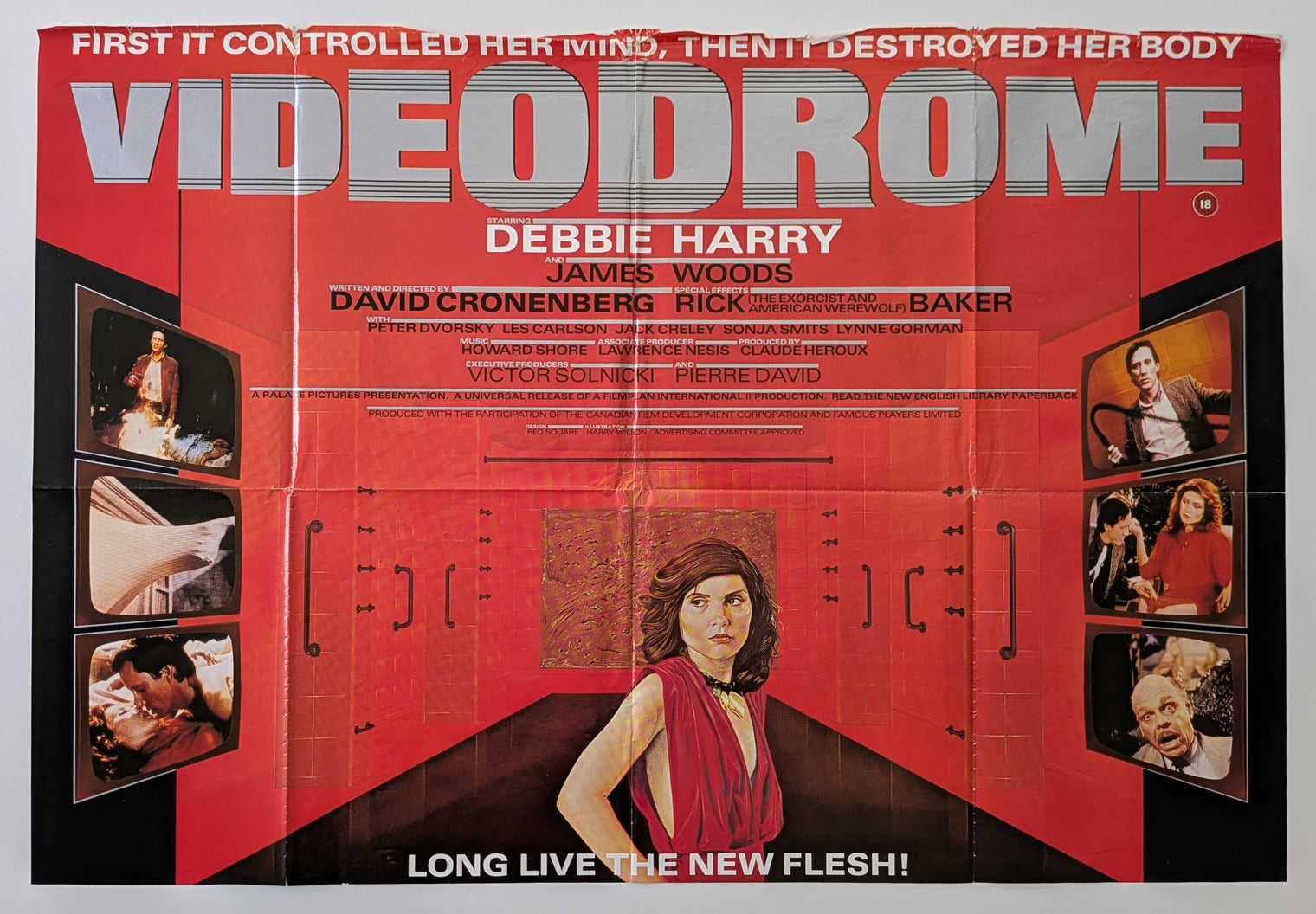 VIDEODROME (1983) – UK one sheet