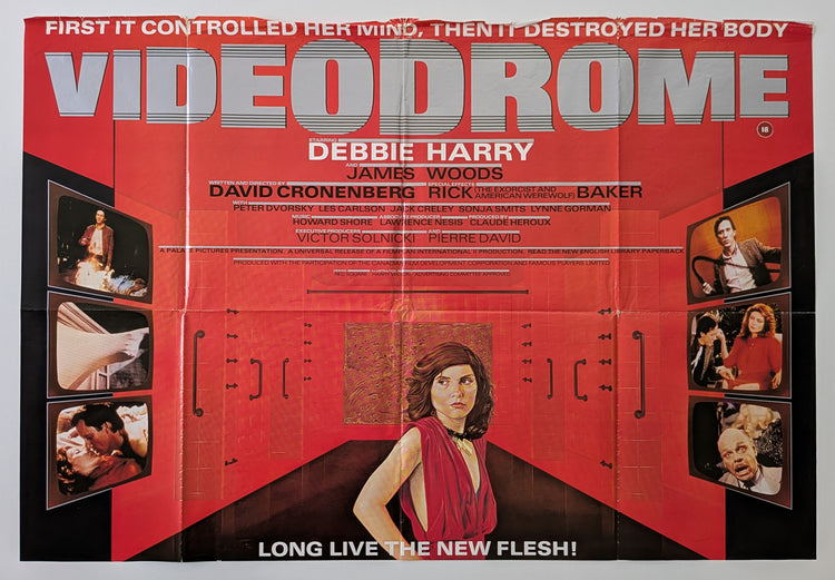 VIDEODROME (1983) – UK one sheet