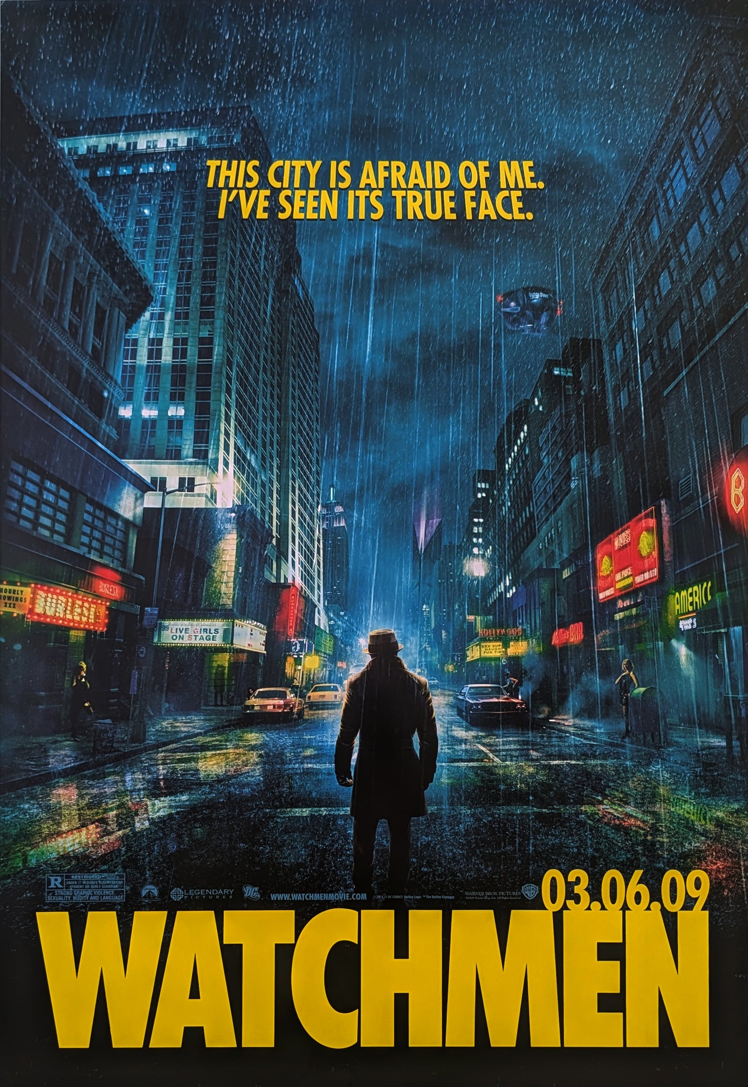 WATCHMEN (2009) – US double sided poster