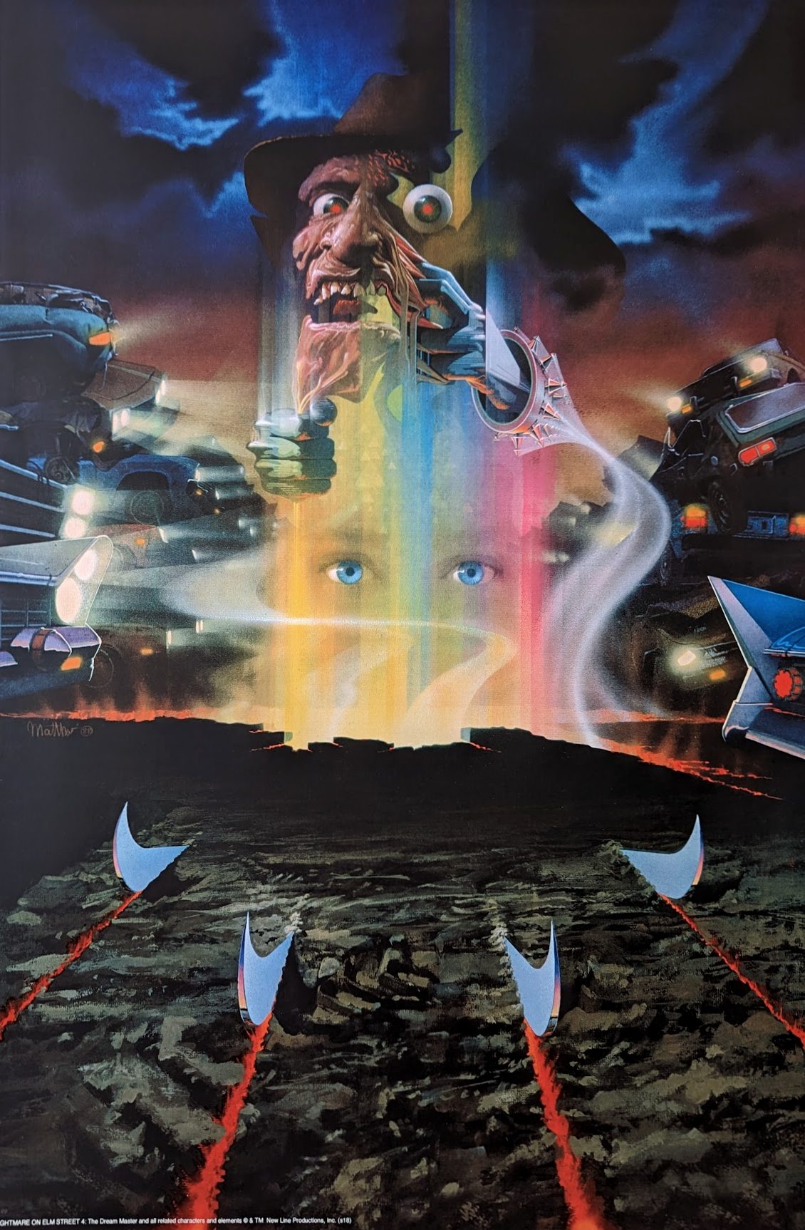 A NIGHTMARE ON ELM STREET 4: THE DREAM MASTER (variant) by Matthew Peak