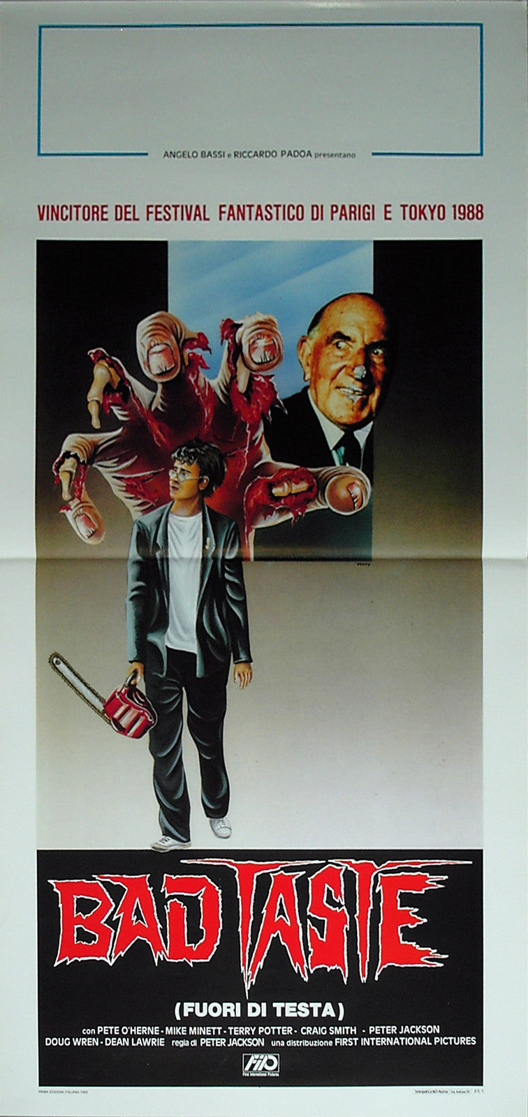 BAD TASTE - Italian locadina poster