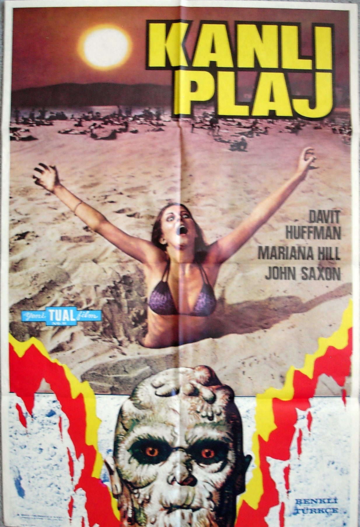 BLOOD BEACH - Turkish poster