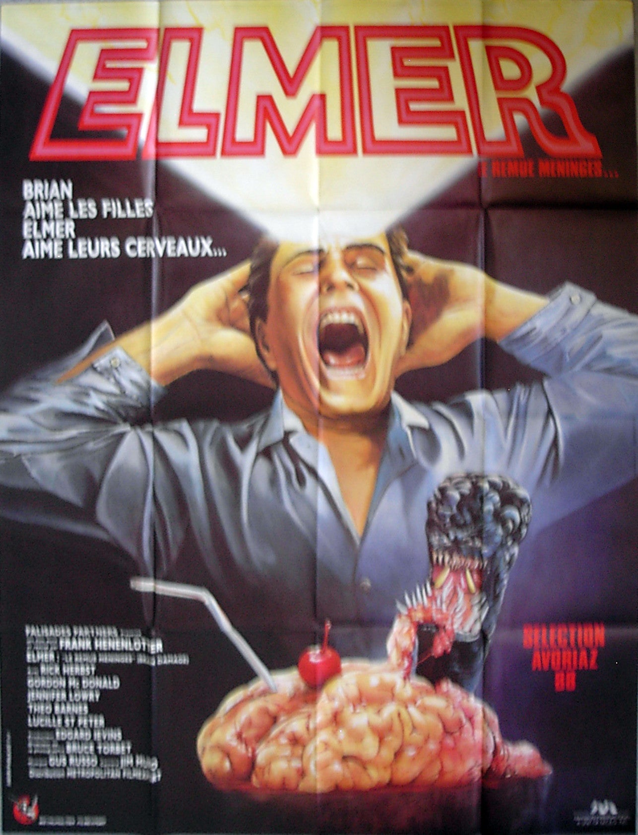 BRAIN DAMAGE - Spanish poster