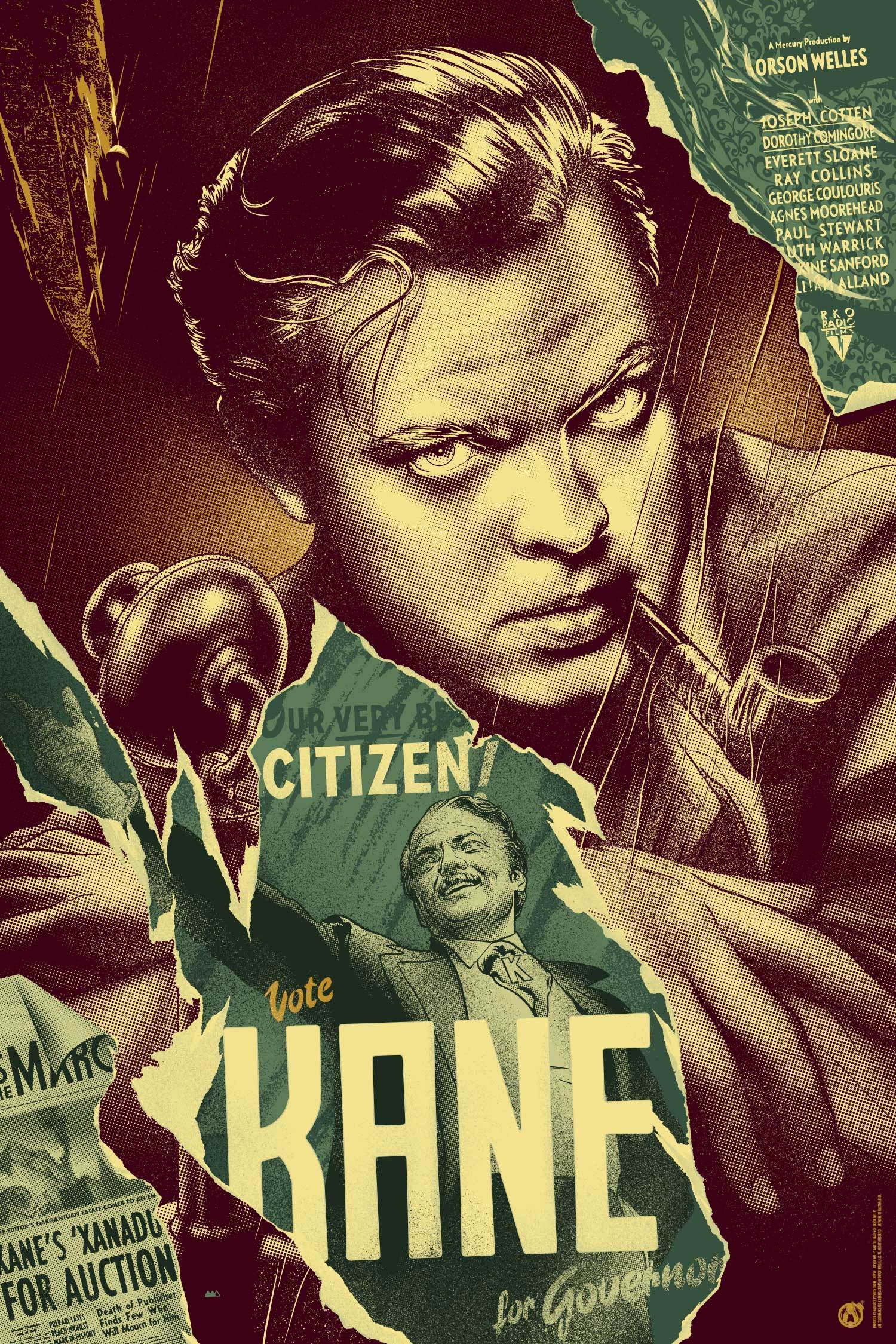 CITIZEN KANE (money variant) by Martin Ansin