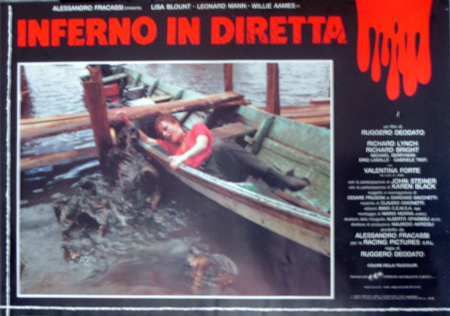 CUT AND RUN - Italian photobusta poster v1