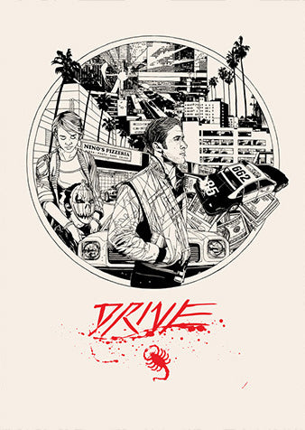 DRIVE letterpress by Tyler Stout