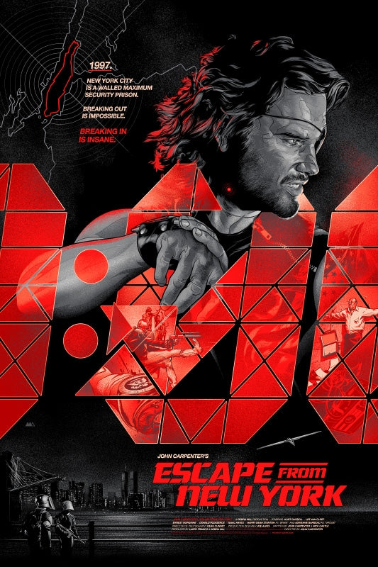 ESCAPE FROM NEW YORK (variant) by Martin Ansin