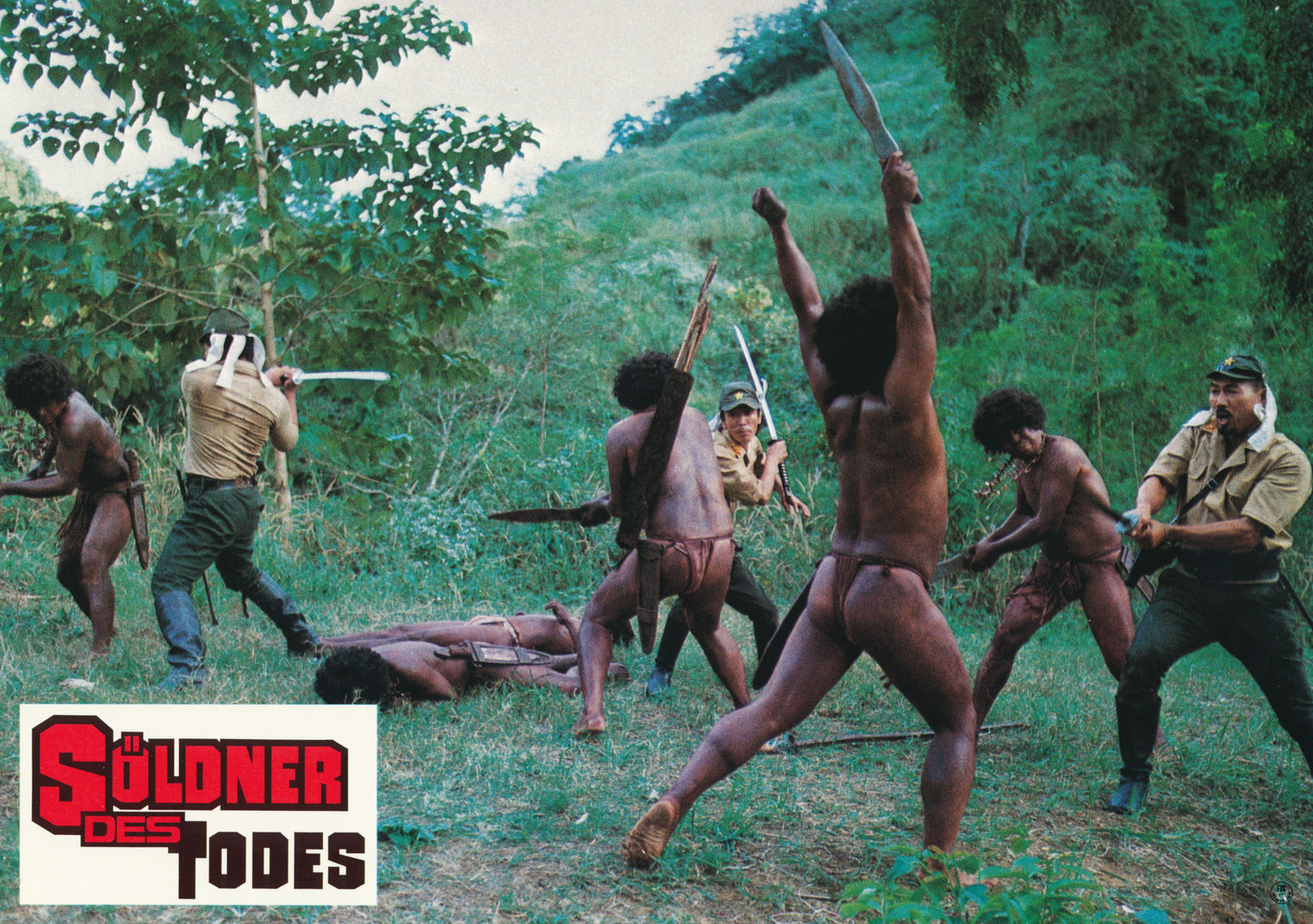 INVADERS OF THE LOST GOLD - German lobby card v07