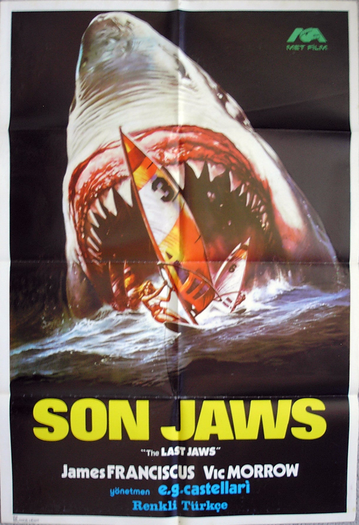 LAST SHARK, THE - Turkish poster