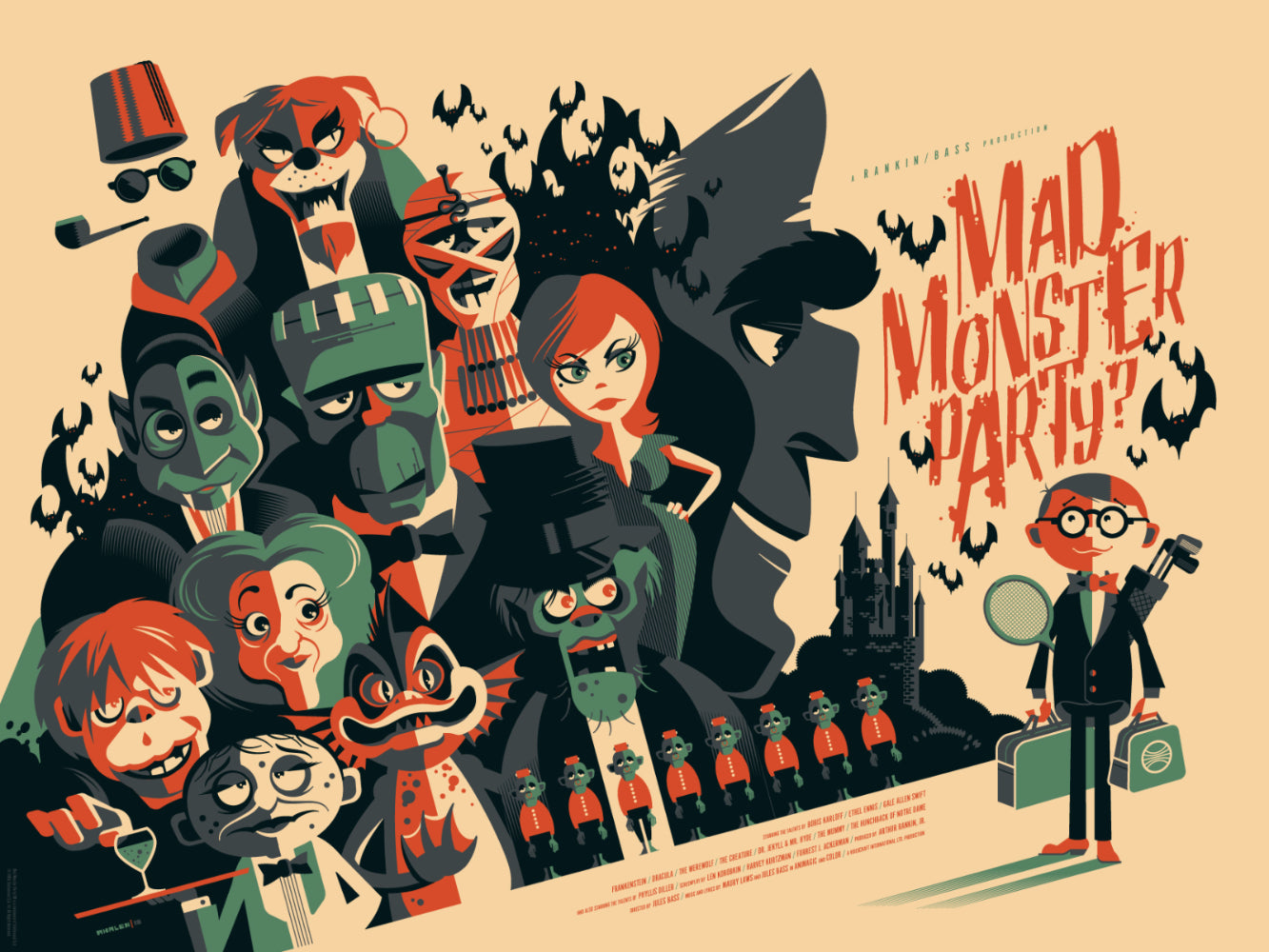 MAD MONSTER PARTY (variant) by Tom Whalen