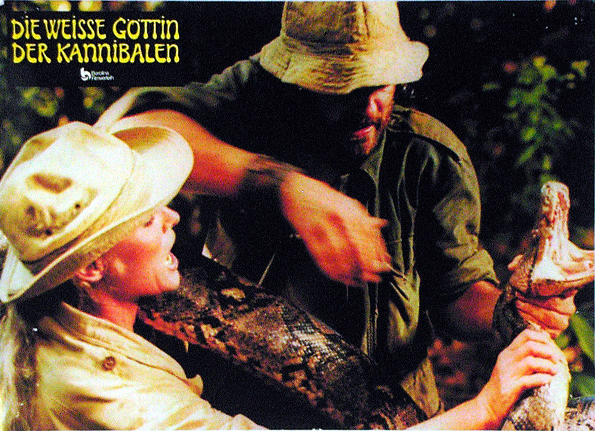 MOUNTAIN OF THE CANNIBAL GOD, THE - German lobby card v1