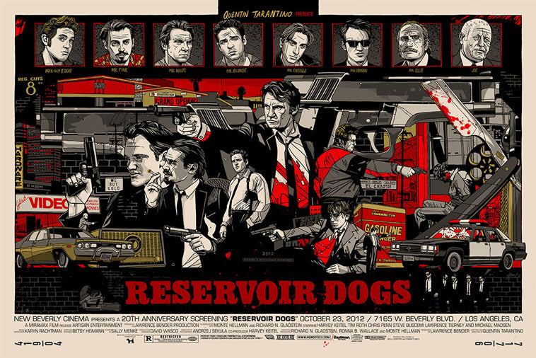 RESERVOIR DOGS (regular) by Tyler Stout
