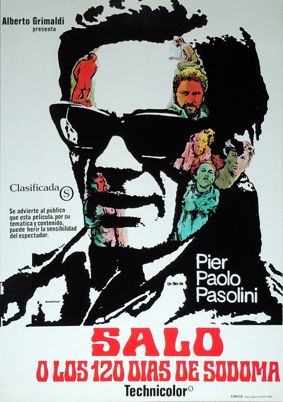 SALO: 120 DAYS OF SODOM - Spanish lobby card v01