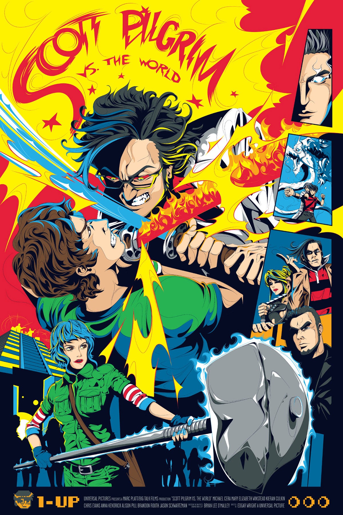 SCOTT PILGRIM VS. THE WORLD LEAGUE OF EVIL EXES (regular) by Man-Tsun Tsang