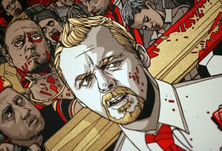 SHAUN OF THE DEAD (regular) by Tyler Stout