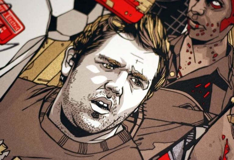 SHAUN OF THE DEAD (regular) by Tyler Stout