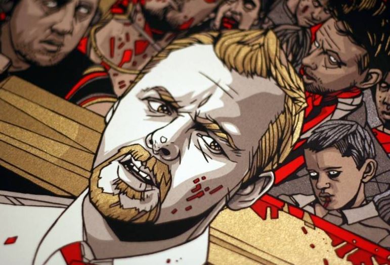 SHAUN OF THE DEAD (regular) by Tyler Stout
