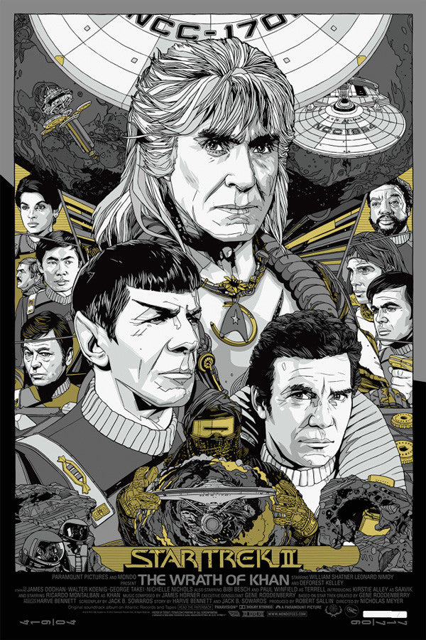 STAR TREK II: THE WRATH OF KHAN (variant) by Tyler Stout