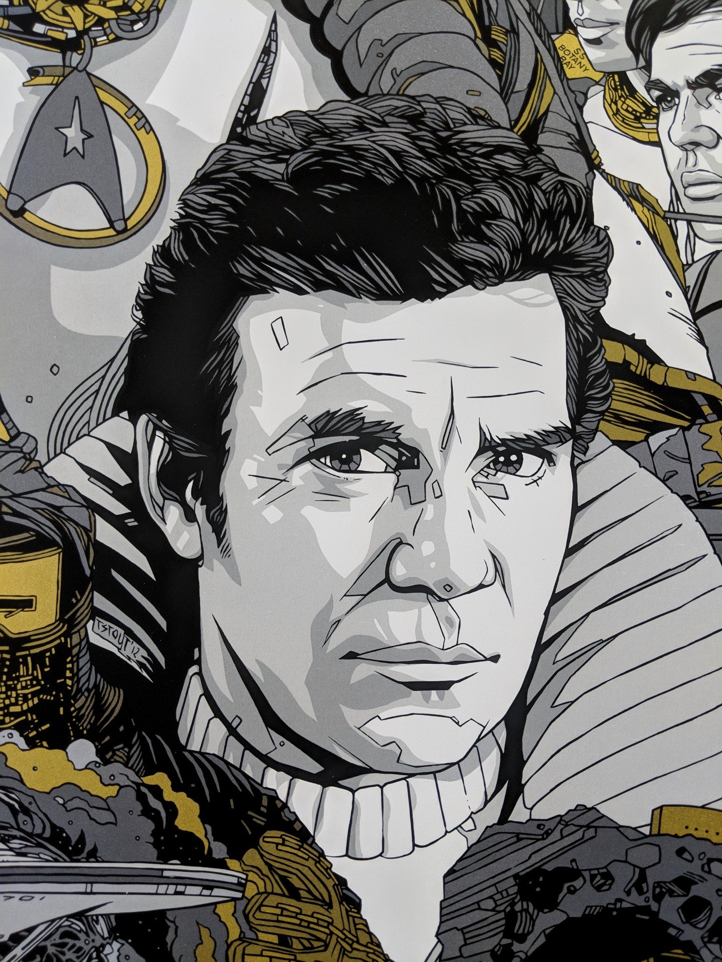 STAR TREK II: THE WRATH OF KHAN (variant) by Tyler Stout