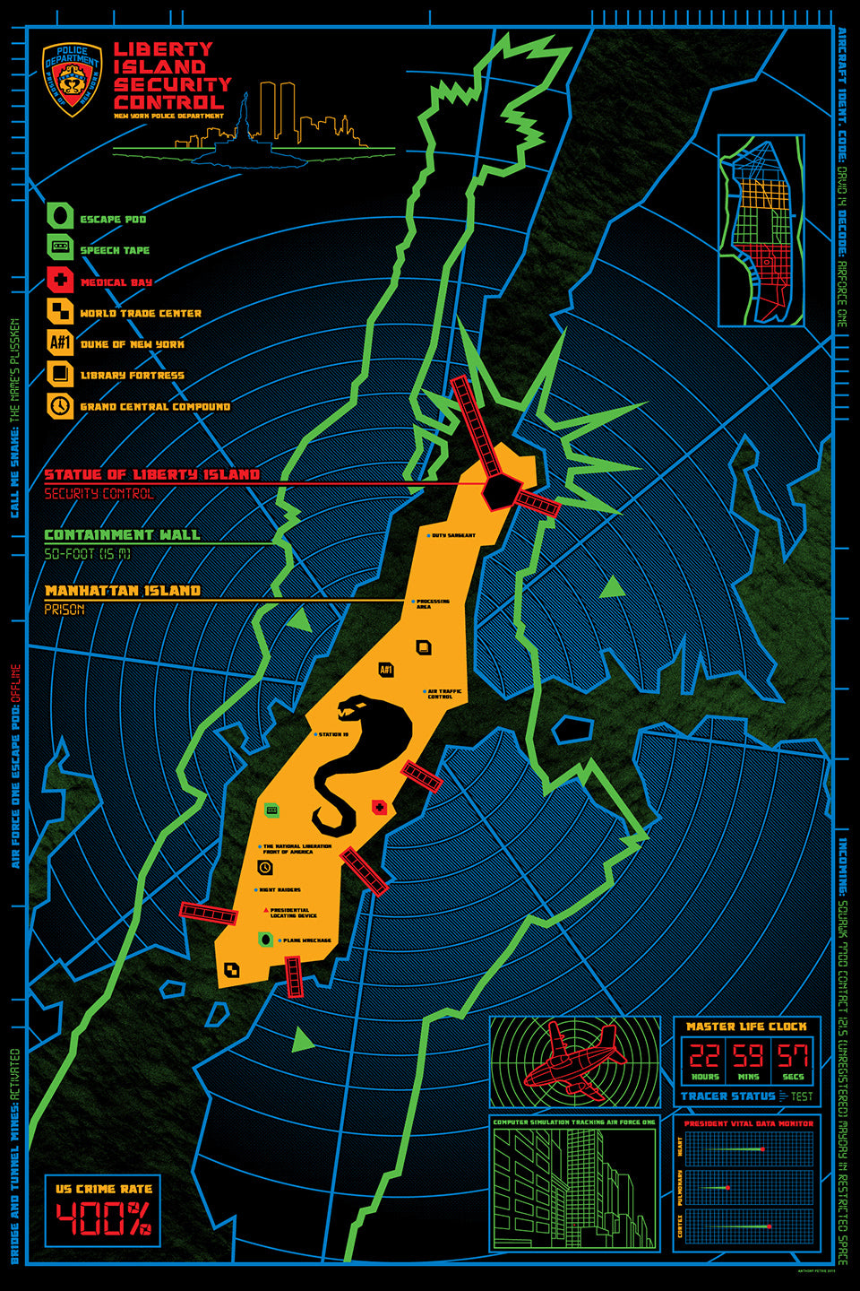 ESCAPE FROM NEW YORK by Anthony Petrie