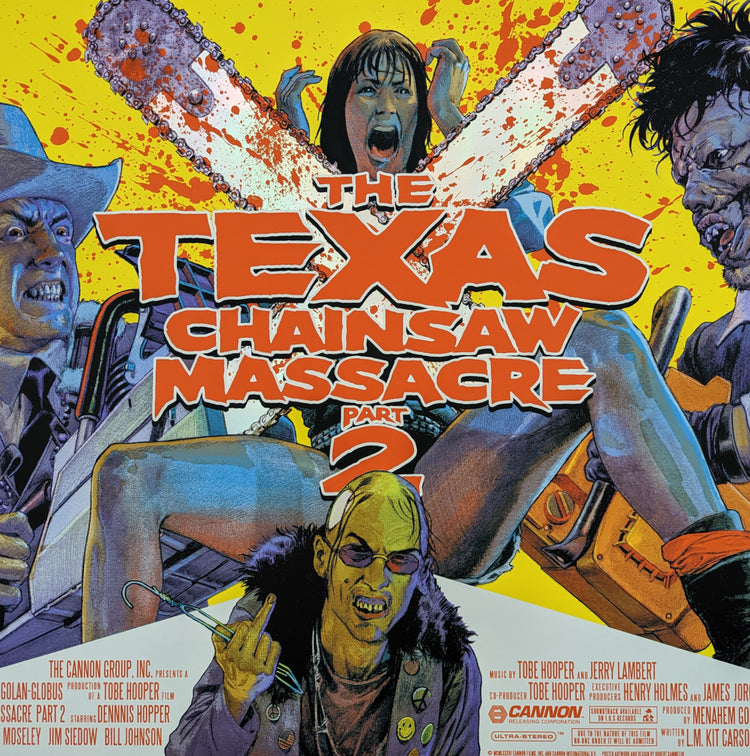 TEXAS CHAINSAW MASSACRE 2, THE (foil) by Robert Sammelin