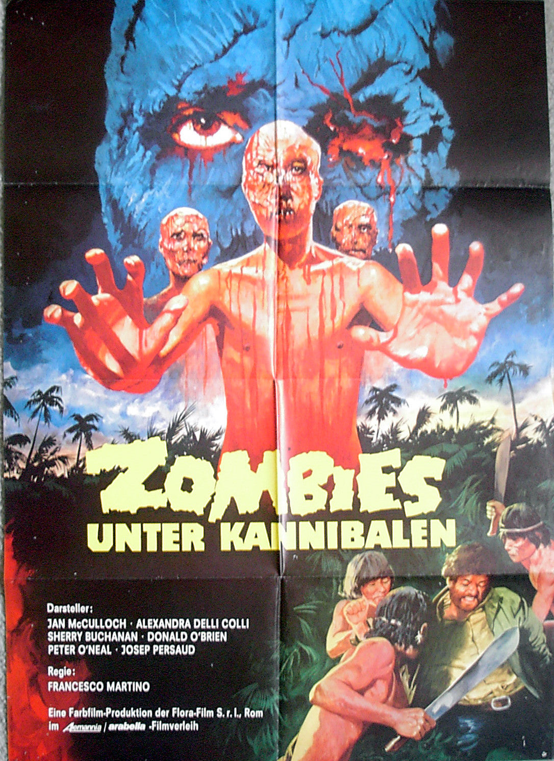 ZOMBIE HOLOCAUST - German poster v1