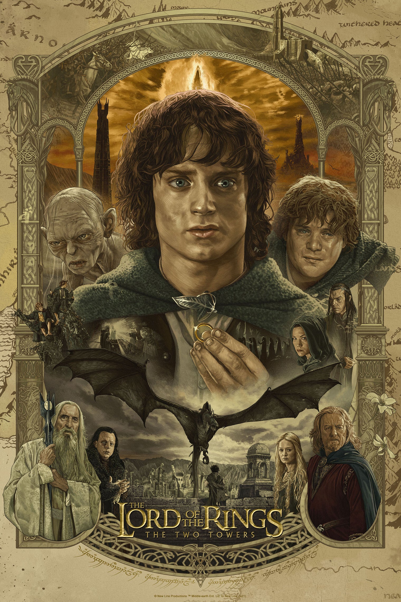 LORD OF THE RINGS: THE TWO TOWERS, THE (regular) by Juan Carlos Ruiz Burgos