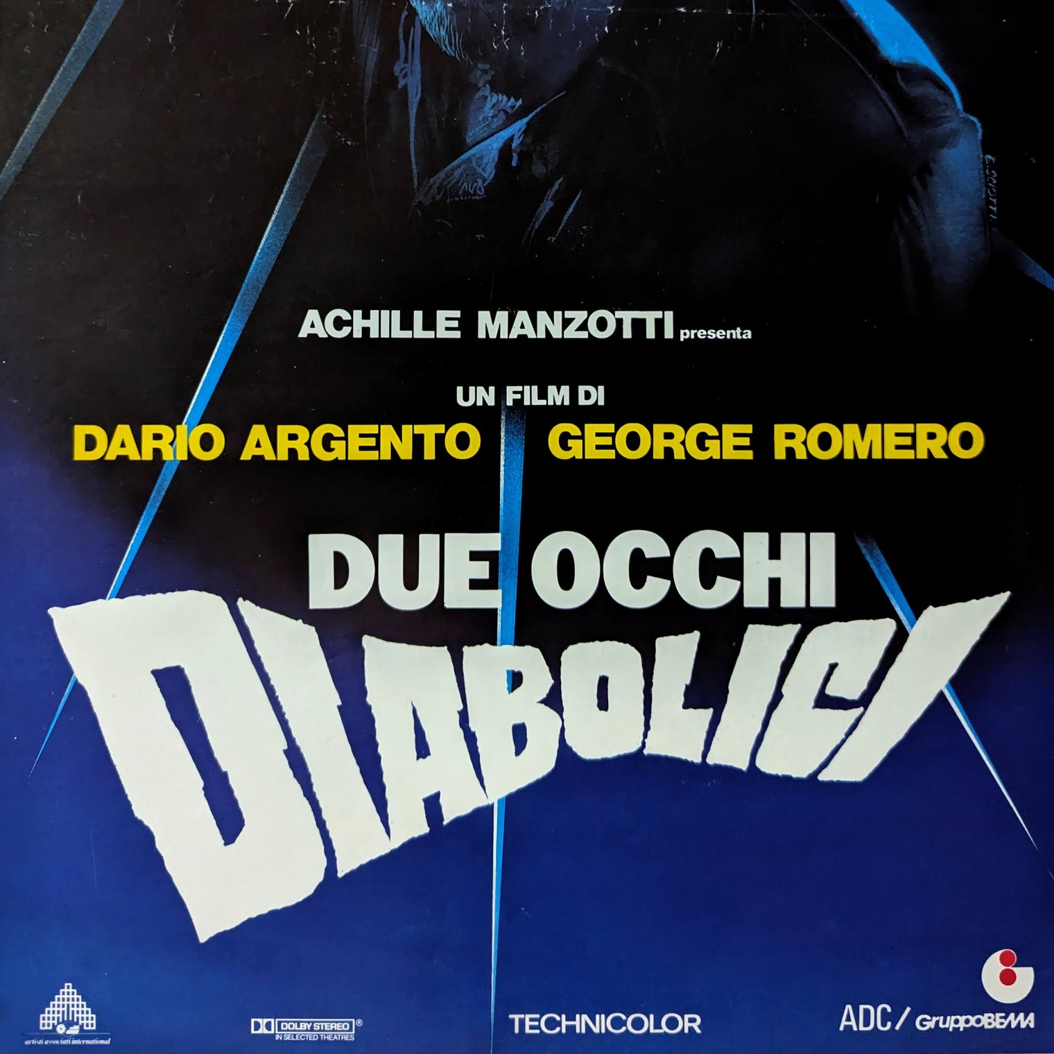 TWO EVIL EYES - Italian locadina poster