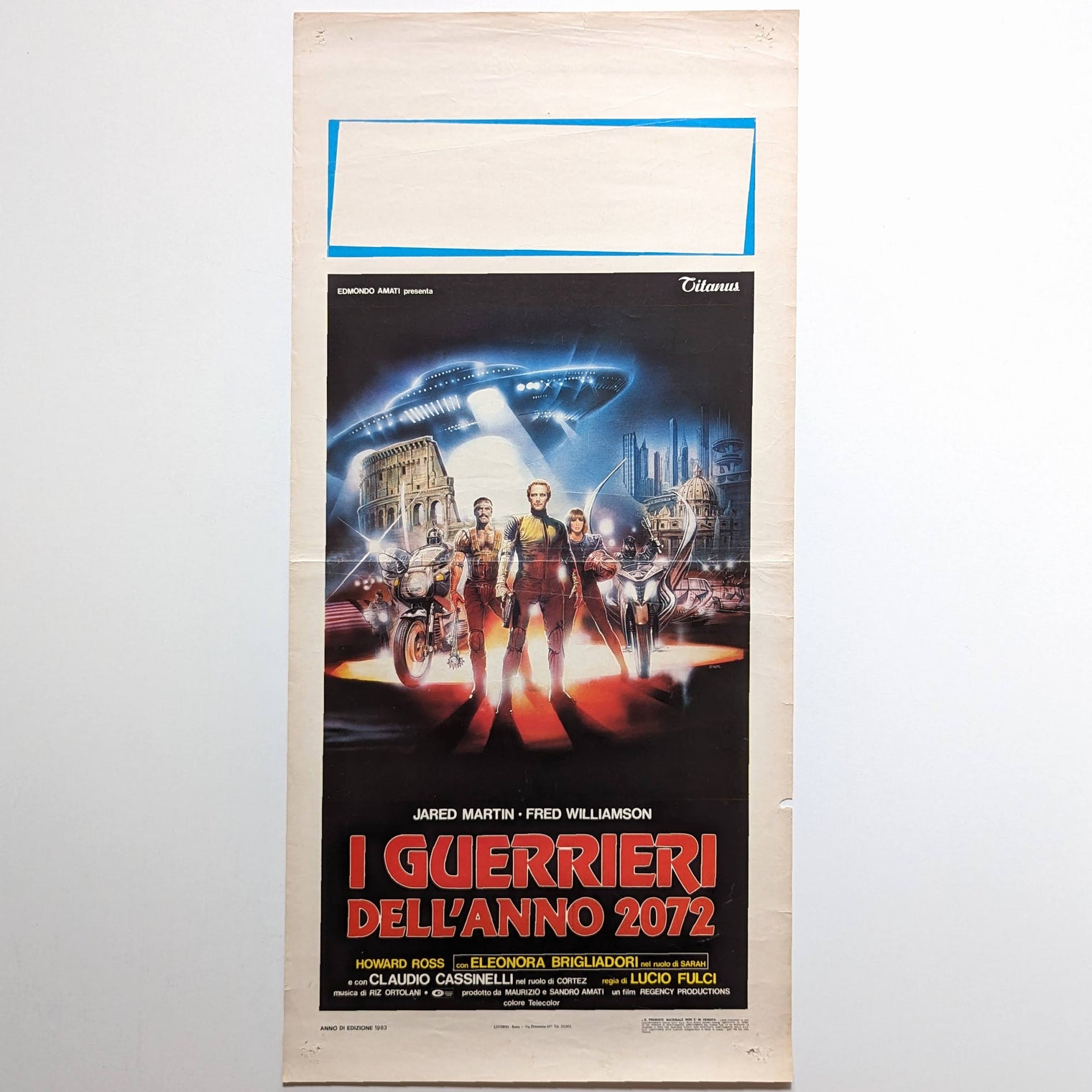 WARRIORS OF THE YEAR 2072 - Italian locadina poster