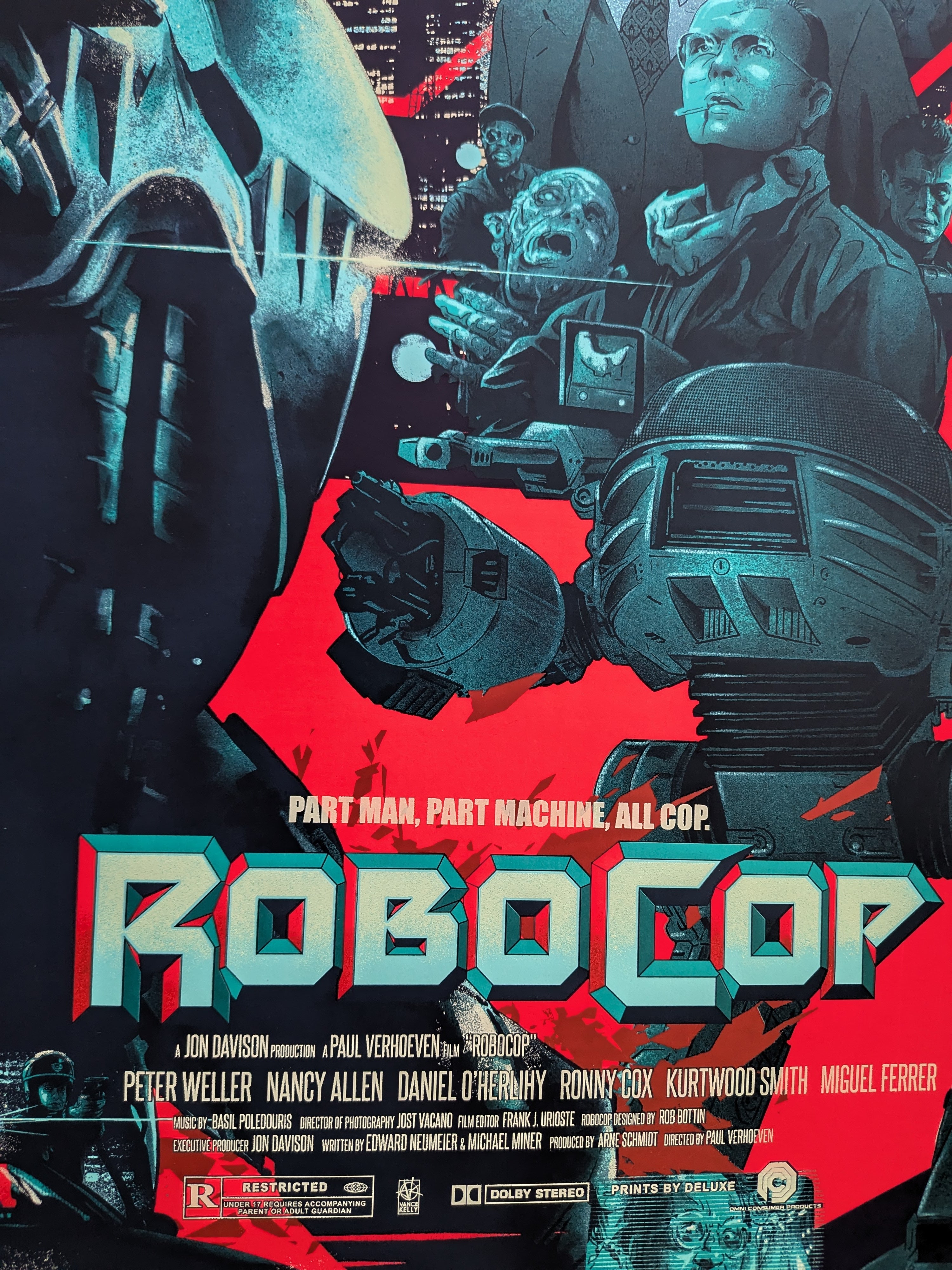 ROBOCOP (variant) by Vance Kelly – RARE PRINTS AND POSTERS