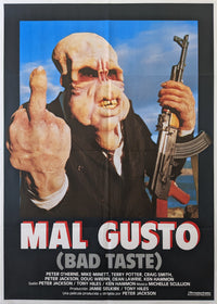 BAD TASTE (1987) – Spanish poster