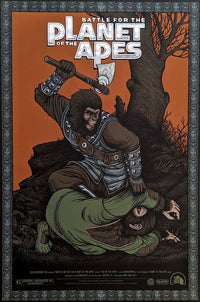BATTLE FOR THE PLANET OF THE APES (variant) by Florian Bertmer