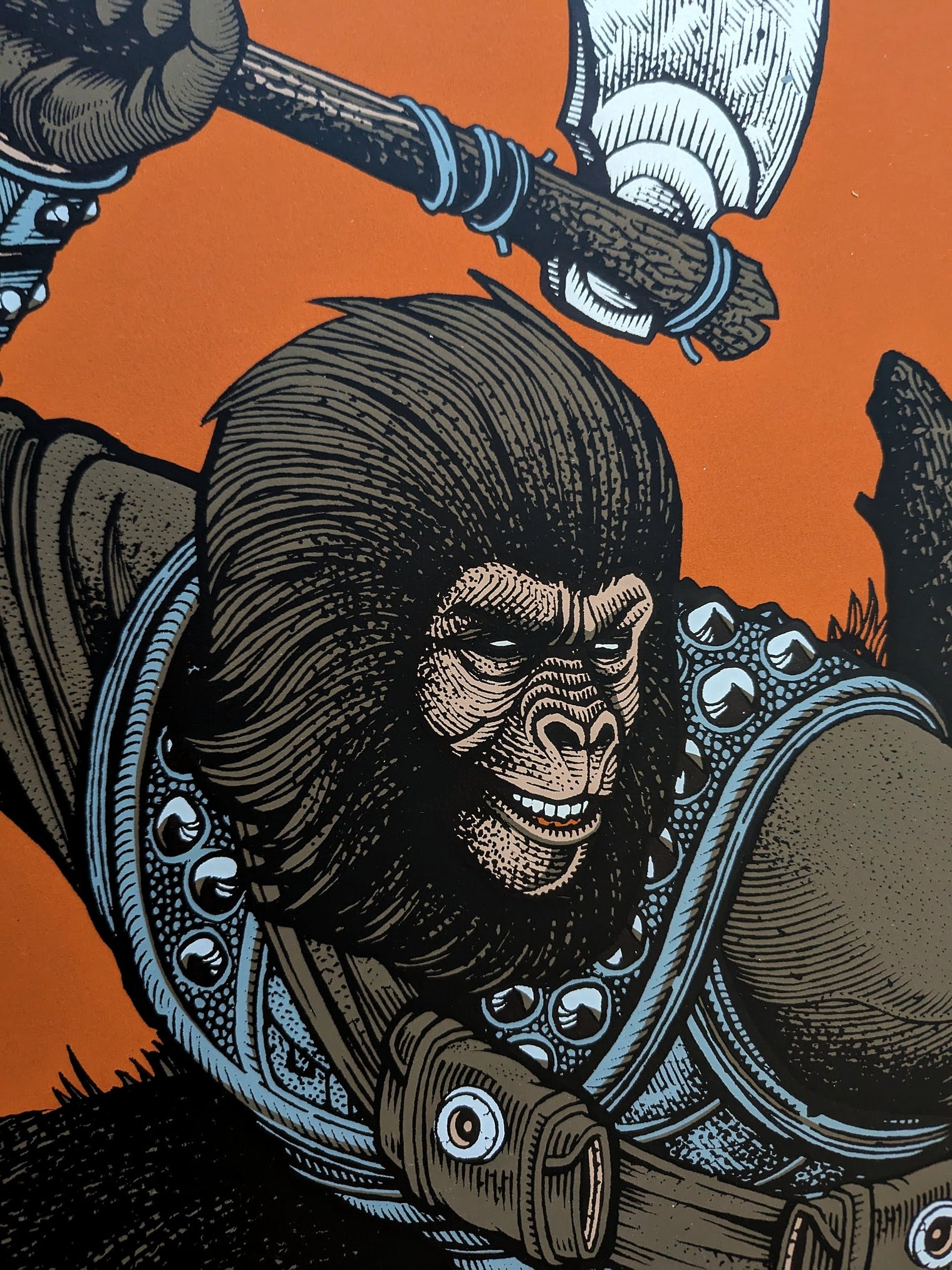 BATTLE FOR THE PLANET OF THE APES (variant) by Florian Bertmer
