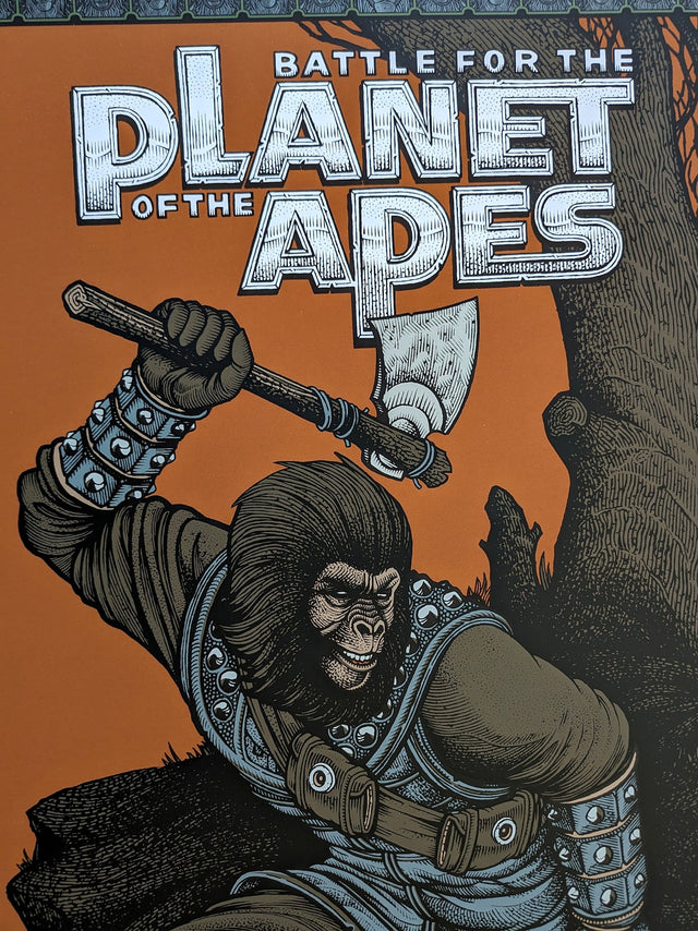 BATTLE FOR THE PLANET OF THE APES (variant) by Florian Bertmer