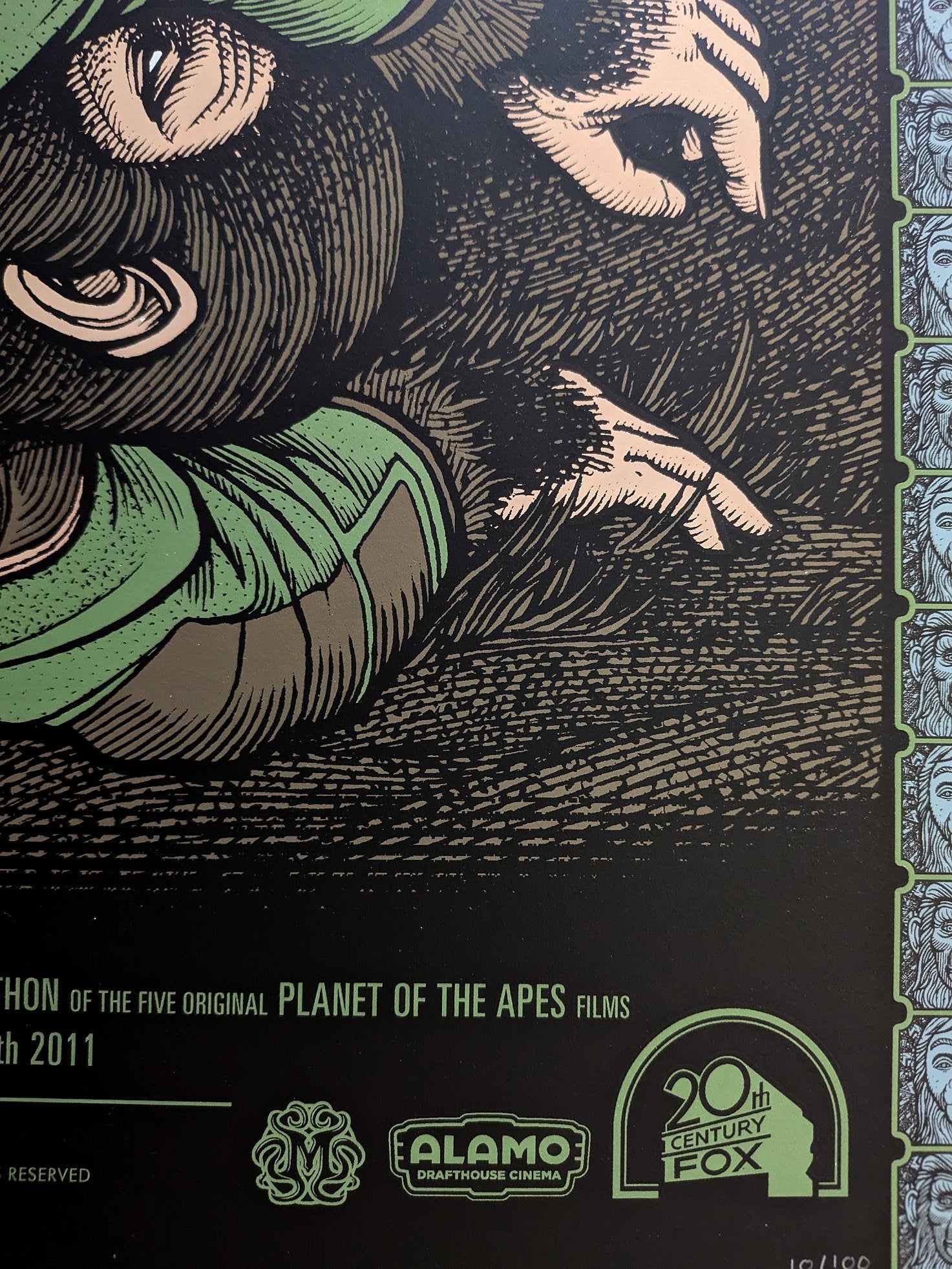 BATTLE FOR THE PLANET OF THE APES (variant) by Florian Bertmer