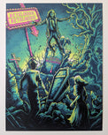 Beetlejuice by Dan Mumford - Limited Edition Regular Tim Burton AMPLimited edition Beetlejuice screen print by Dan Mumford. Hand-numbered silkscreen, regular edition of 250. Hero Complex Gallery, 18x24 inches, mint.