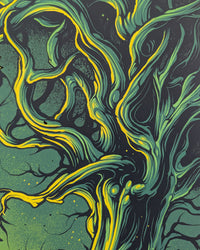 Beetlejuice by Dan Mumford - Limited Edition Regular Tim Burton AMPLimited edition Beetlejuice screen print by Dan Mumford. Hand-numbered silkscreen, regular edition of 250. Hero Complex Gallery, 18x24 inches, mint.