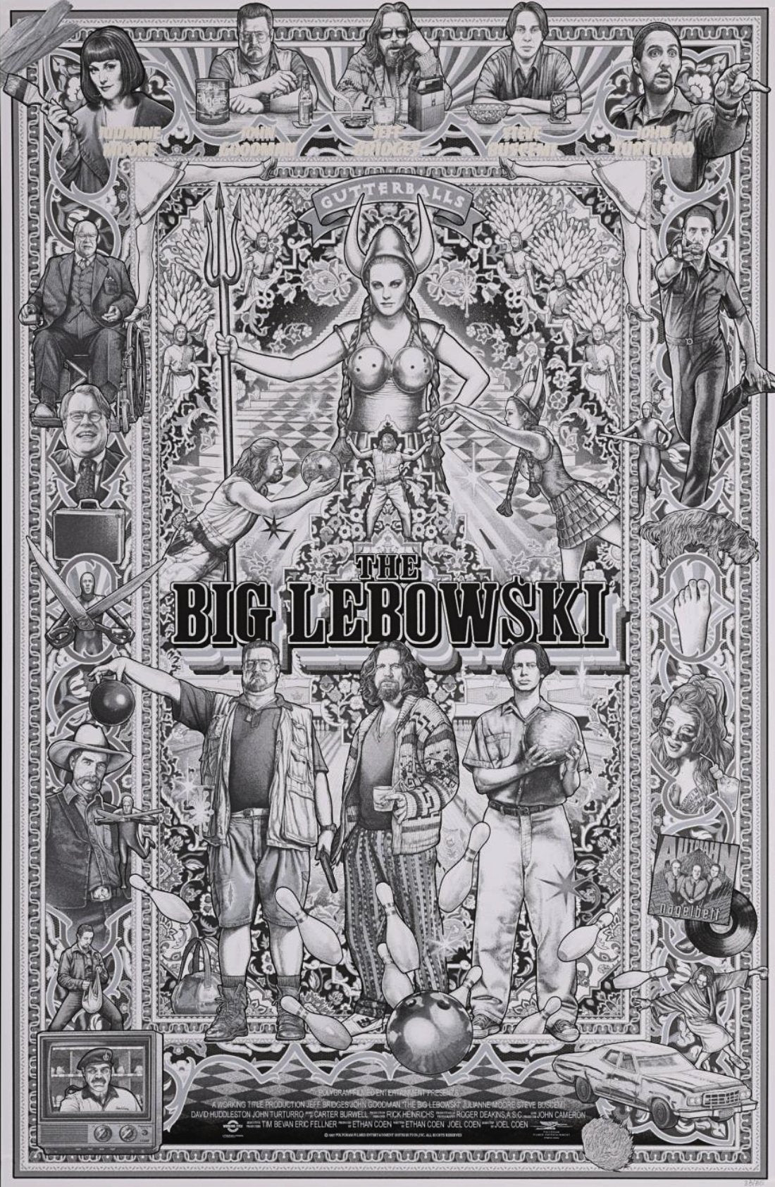 BIG LEBOWSKI, THE (keyline) by Ise Ananphada