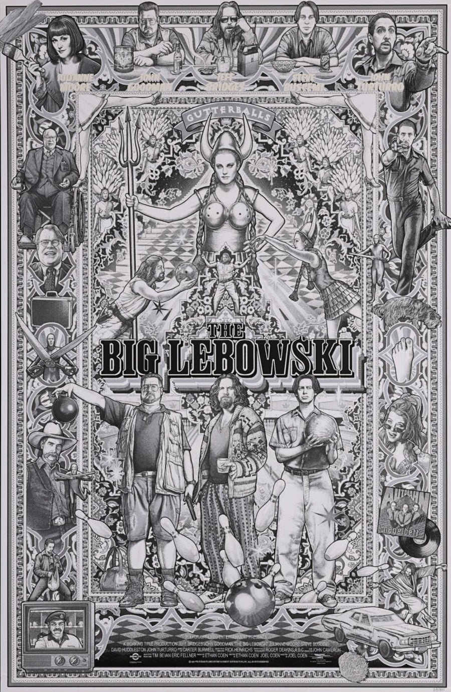 BIG LEBOWSKI, THE (keyline) by Ise Ananphada