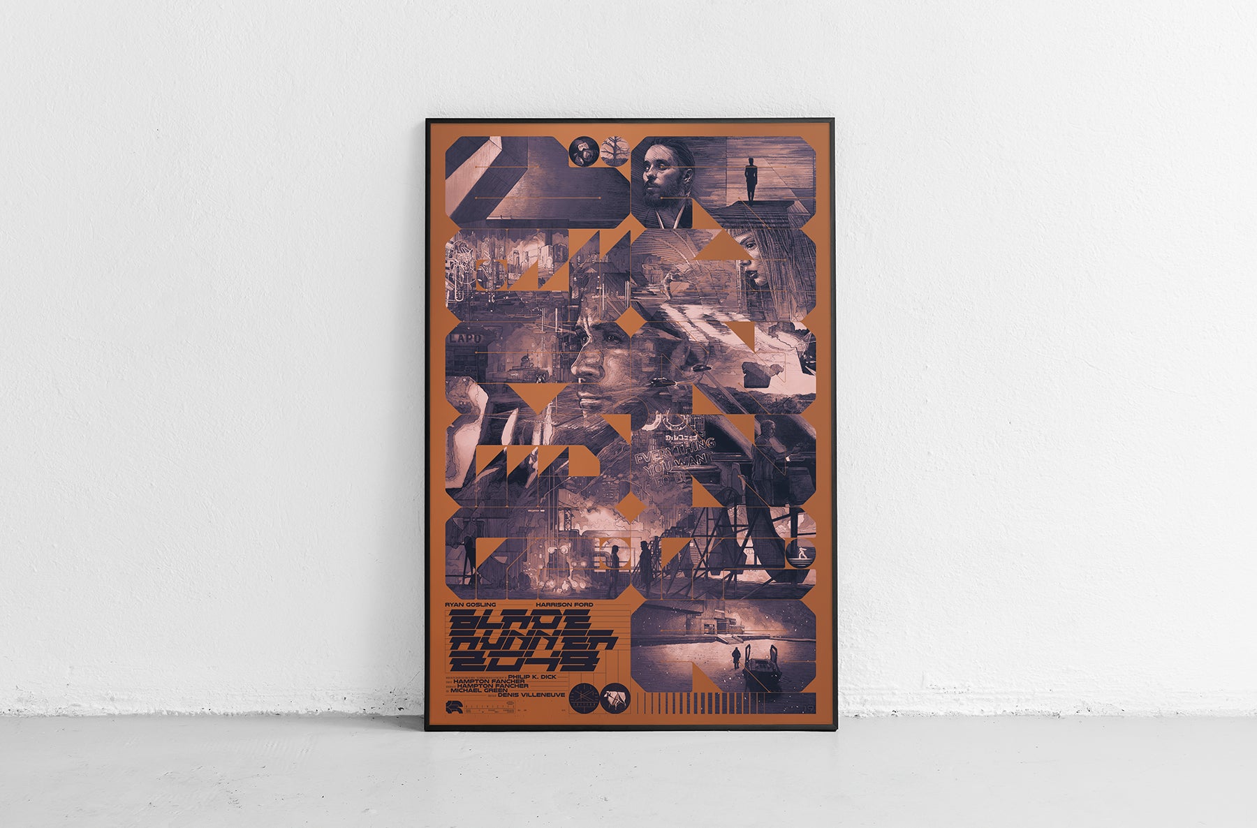 BLADE RUNNER 2049 (copper) by Krzysztof Domaradzki – RARE PRINTS