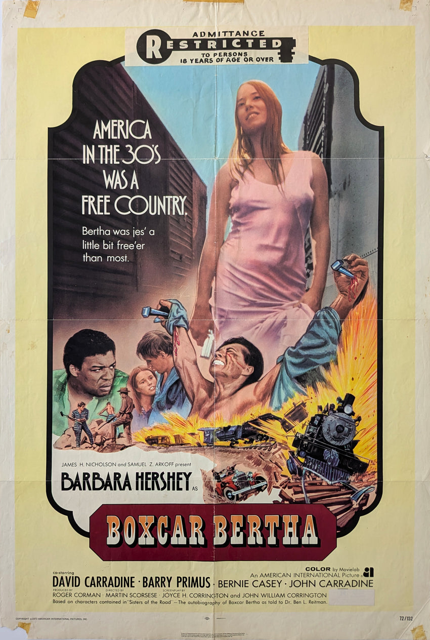 BOXCAR BERTHA (1972) – US one sheet